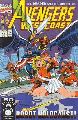 couverture, jaquette Avengers West Coast 68  - California Screaming!Issues - West Coast Avengers (85) Suite (89 - 93) (Marvel) Comics