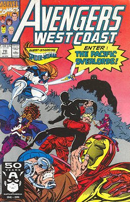 Avengers West Coast 70 - The Pacific Overlords, Part One: The Big One!