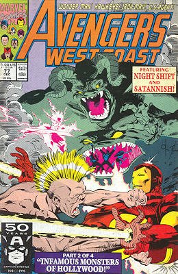 Avengers West Coast 77 - Infamous Monsters of Hollywood!, Part Two: Hooray For Hollyw...