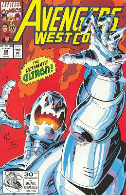 Avengers West Coast 89 - Ultron Unbound!!!