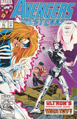 couverture, jaquette Avengers West Coast 91  - War Toy!Issues - West Coast Avengers (85) Suite (89 - 93) (Marvel) Comics