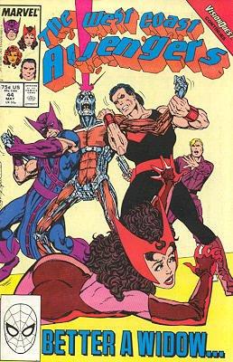 West Coast Avengers 44 - VisionQuest, Part Three: Better a Widow...