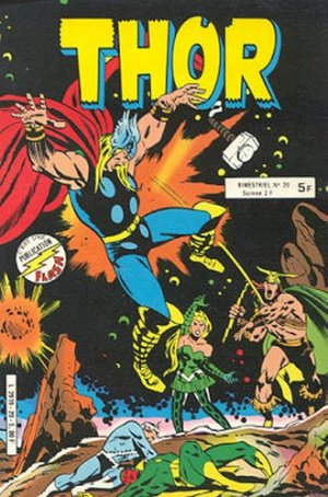 couverture, jaquette Thor 20  - L'homme quadri-dimensionnelKiosque (1977 - 1983) (Arédit) Comics