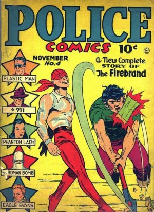 Police Comics # 4 Issues