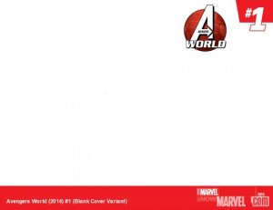 Avengers World 1 - Avengers World (Blank Cover Variant)