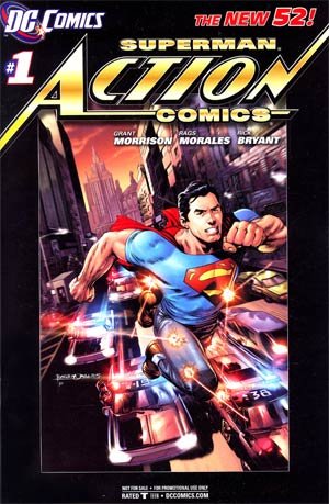 couverture, jaquette Action Comics 1  - Superman vs the City of Tomorrow (Black Border Variant)Issues V2 (2011 - 2016) (DC Comics) Comics