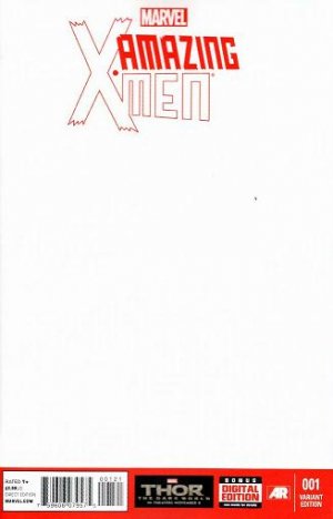 Amazing X-Men 1 - The Quest for Nightcrawler, Part 1 of 5 (Blank variant cover)