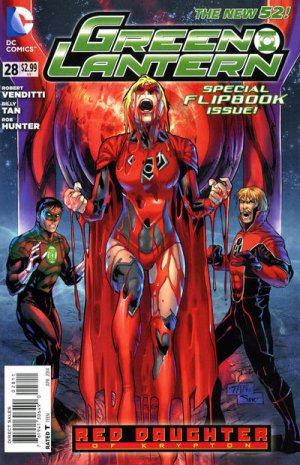 couverture, jaquette Green Lantern 28  - Red Daughter of Krypton: Red Alert, Part 1 of 2Issues V5 (2011 - 2016) (DC Comics) Comics