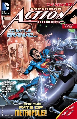 Action Comics 8 - Superman Meets the Collector of Worlds (Combo Pack)