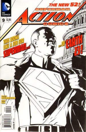 Action Comics 9 - The Curse of Superman (Ha Sketch Variant)