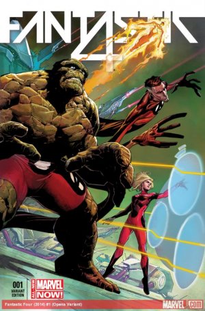 Fantastic Four 1 - The Fall Of The Fantastic Four Part 1 (Opeña Variant)