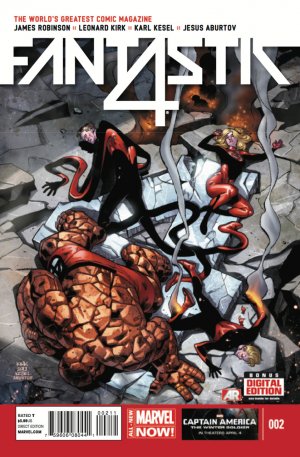 couverture, jaquette Fantastic Four 2  - The Fall of the Fantastic Four Part 2Issues V5 (2014 - 2015) (Marvel) Comics
