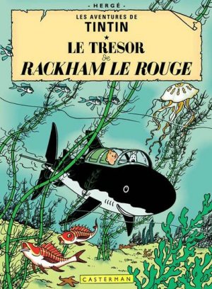 couverture, jaquette Tintin (Les aventures de) 12  - Le trésor de Rackham le Rouge - Mini-albumPetit format (casterman bd) BD