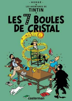 couverture, jaquette Tintin (Les aventures de) 13  - Les 7 boules de cristal  - Mini-albumPetit format (casterman bd) BD