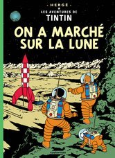 couverture, jaquette Tintin (Les aventures de) 17  - On a marché sur la Lune - Mini-albumPetit format (casterman bd) BD