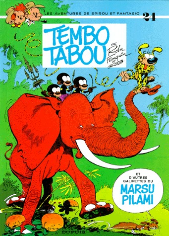 couverture, jaquette Les aventures de Spirou et Fantasio 24  - Tembo Tabou (dupuis) BD
