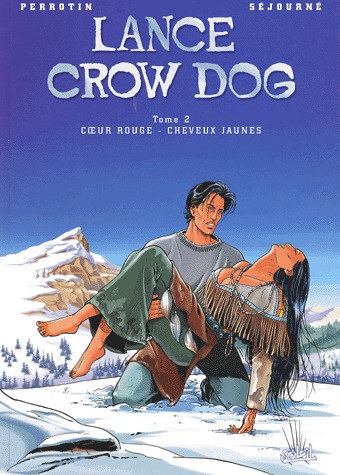 Lance Crow Dog 2 - Coeur rouge - Cheveux jaunes