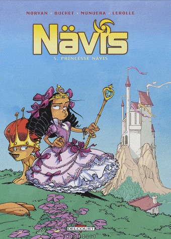 couverture, jaquette Nävis 5  - Princesse Nävis (delcourt bd) BD