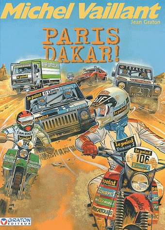couverture, jaquette Michel Vaillant 41  - Paris-Dakar ! (Graton) BD
