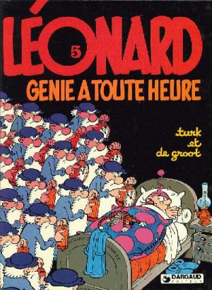 couverture, jaquette Léonard 5  - Génie à toute heure (dargaud) BD
