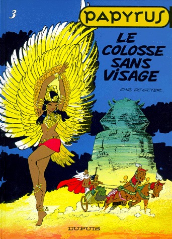 couverture, jaquette Papyrus 3  - Le colosse sans visage (dupuis) BD