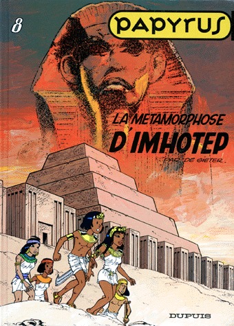 couverture, jaquette Papyrus 8  - La métamorphose d'Imhotep (dupuis) BD