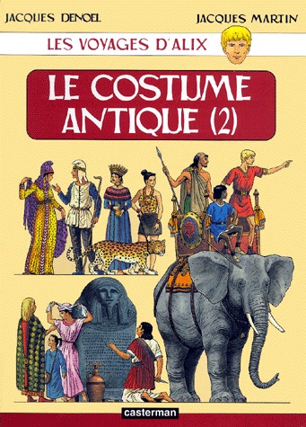 couverture, jaquette Les voyages d'Alix 10  - Le costume antique (2) (casterman bd) BD