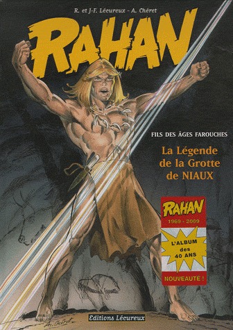 couverture, jaquette Rahan 10  - La légende de la grotte de Niaux (Editions Lécureux) BD