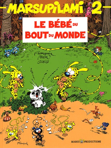 couverture, jaquette Marsupilami 2  - Le Bébé du bout du mondesimple 1989 (Marsu Productions) BD