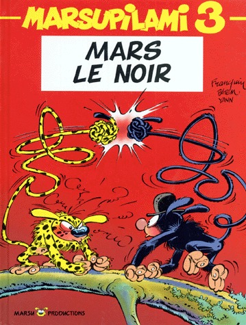 couverture, jaquette Marsupilami 3  - Mars le noirsimple 1989 (Marsu Productions) BD