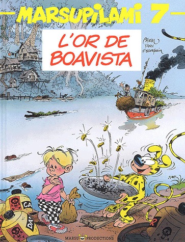 couverture, jaquette Marsupilami 7  - L'or de Boavistasimple 1989 (Marsu Productions) BD