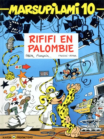 couverture, jaquette Marsupilami 10  - Rififi en Palombiesimple 1989 (Marsu Productions) BD