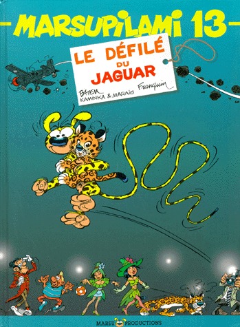 couverture, jaquette Marsupilami 13  - Le défilé du jaguarsimple 1989 (Marsu Productions) BD