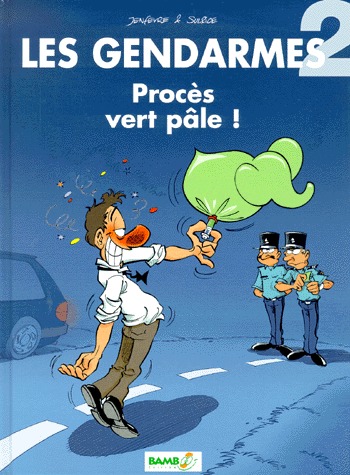 couverture, jaquette Les gendarmes 2  - Procès vert pâle ! (bamboo) BD