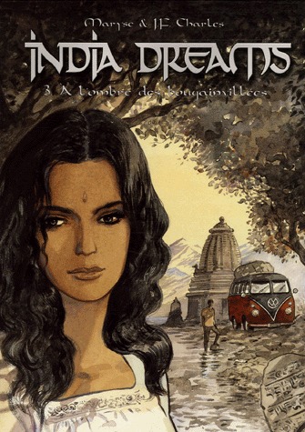 couverture, jaquette India dreams 3  - A l'ombre des bougainvillées (casterman bd) BD