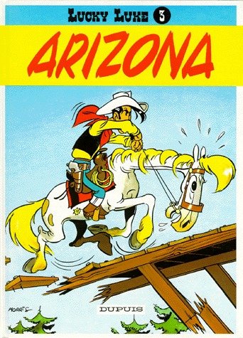 couverture, jaquette Lucky Luke 3  - ArizonaRéédition 1988 (dupuis) BD