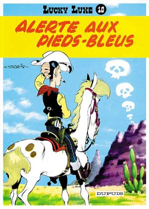 couverture, jaquette Lucky Luke 10  - Alerte aux pieds-bleusRéédition 1988 (dupuis) BD