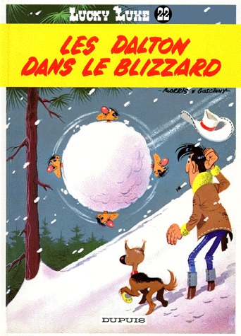 couverture, jaquette Lucky Luke 22  - Les Dalton dans le blizzardRéédition 1988 (dupuis) BD
