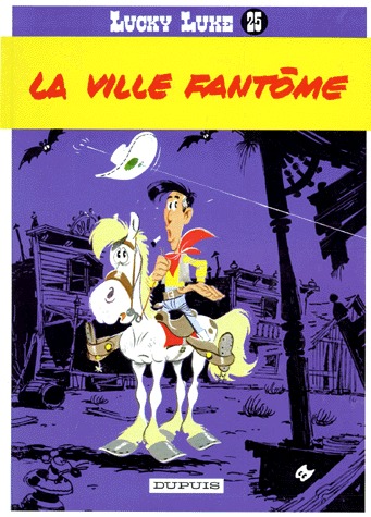 couverture, jaquette Lucky Luke 25  - La ville fantômeRéédition 1988 (dupuis) BD