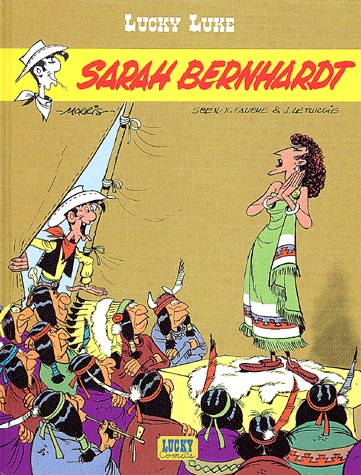 couverture, jaquette Lucky Luke 19  - Sarah Bernhardt (Lucky comics) BD