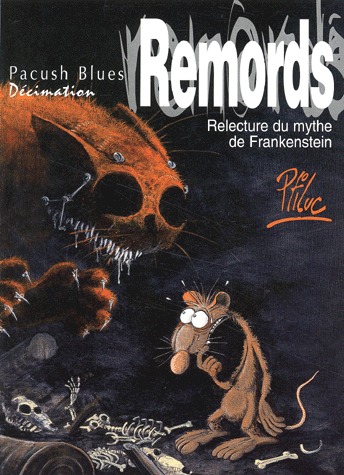 couverture, jaquette Pacush Blues 10  - Décimation - Relecture du mythe de Frankenstein - Remordssimple 1991 (vents d'ouest bd) BD