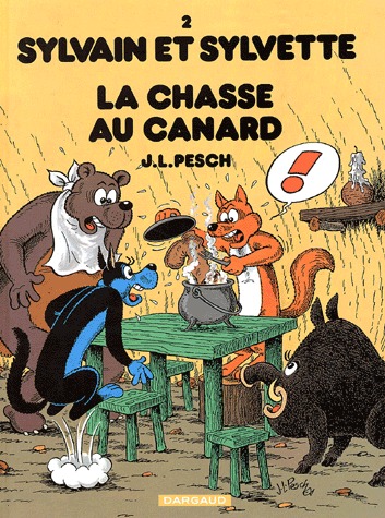 couverture, jaquette Sylvain et Sylvette 2  - La chasse au canard (dargaud) BD