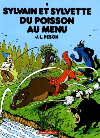 couverture, jaquette Sylvain et Sylvette 9  - Du poisson au menu (dargaud) BD