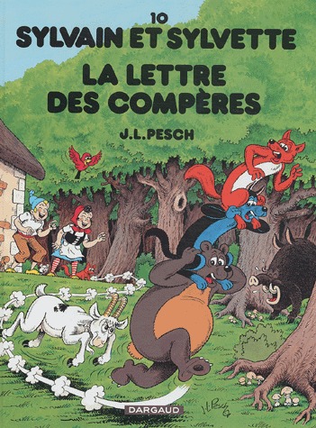 couverture, jaquette Sylvain et Sylvette 10  - La lettre des Compères (dargaud) BD