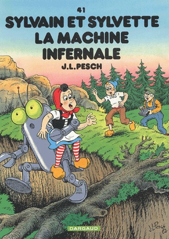 couverture, jaquette Sylvain et Sylvette 41  - La machine infernale (dargaud) BD