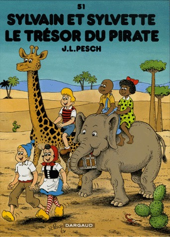 couverture, jaquette Sylvain et Sylvette 51  - Le trésor du pirate (dargaud) BD