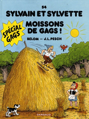 couverture, jaquette Sylvain et Sylvette 54  - Moissons de gags ! (dargaud) BD