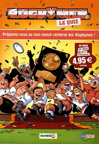 couverture, jaquette Les rugbymen 1  - Le quiz  - Préparez-vous au test-match cérébral des Rugbymen !hors série (bamboo) BD