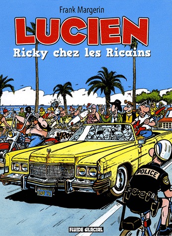 couverture, jaquette Lucien 7  - Ricky chez les Ricains (audie) BD