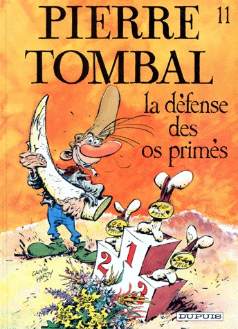 couverture, jaquette Pierre Tombal 11  - La défense des os primés (dupuis) BD